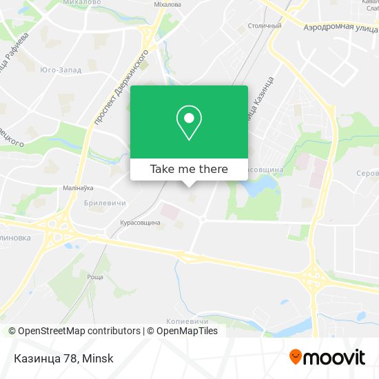 Казинца 78 map