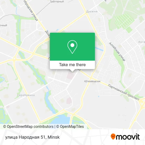 улица Народная 51 map