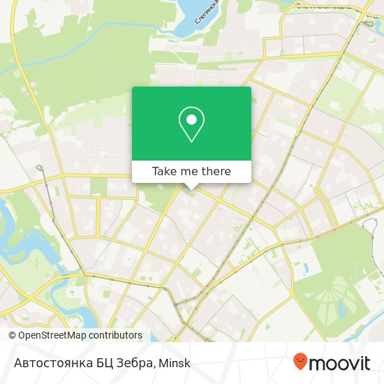 Автостоянка БЦ Зебра map