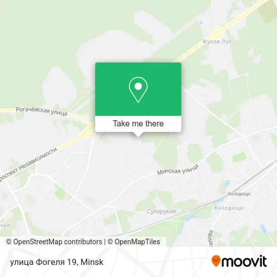 улица Фогеля 19 map