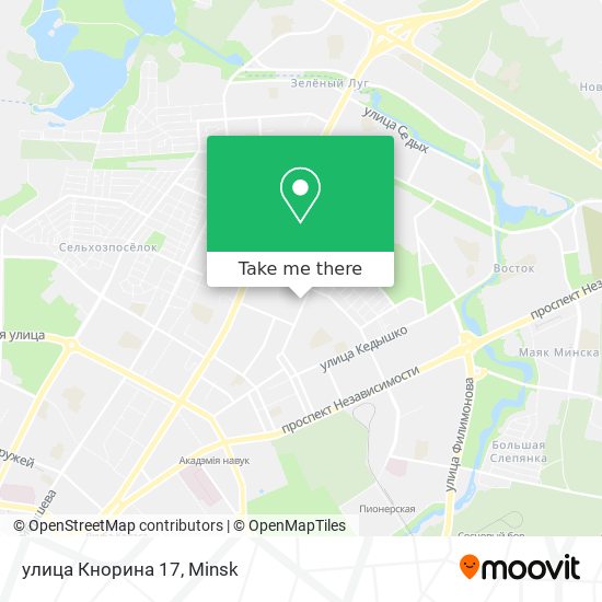 улица Кнорина 17 map