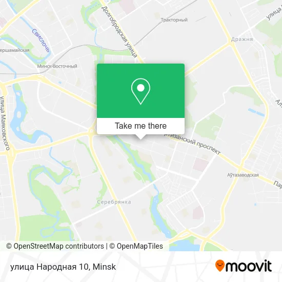 улица Народная 10 map