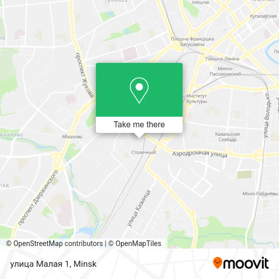 улица Малая 1 map