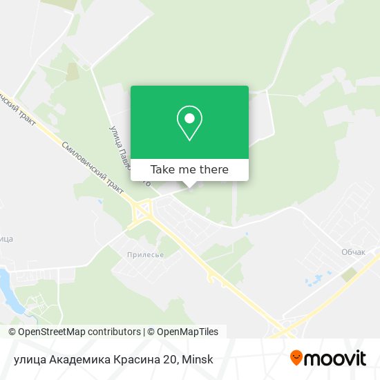 улица Академика Красина 20 map