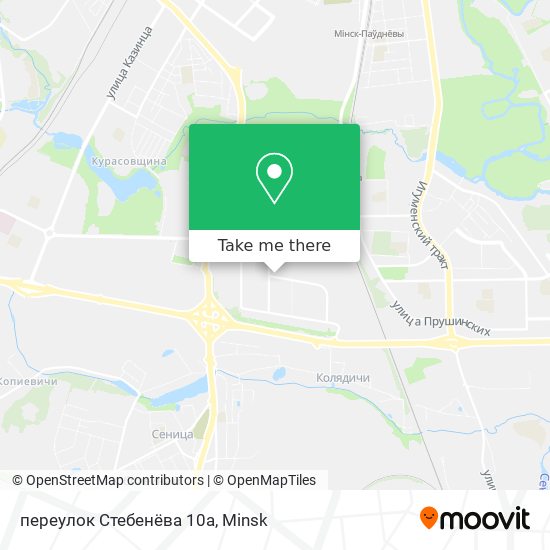 переулок Стебенёва 10а map