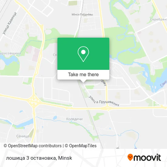 лошица 3 остановка map