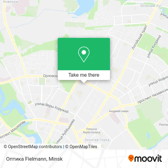 Оптика Fielmann map