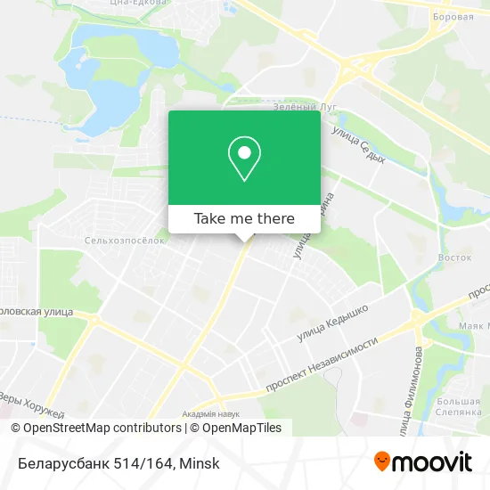 Беларусбанк 514/164 map