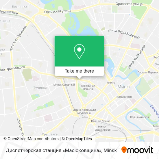 Диспетчерская станция «Масюковщина» map