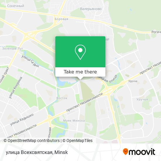 улица Всехсвятская map