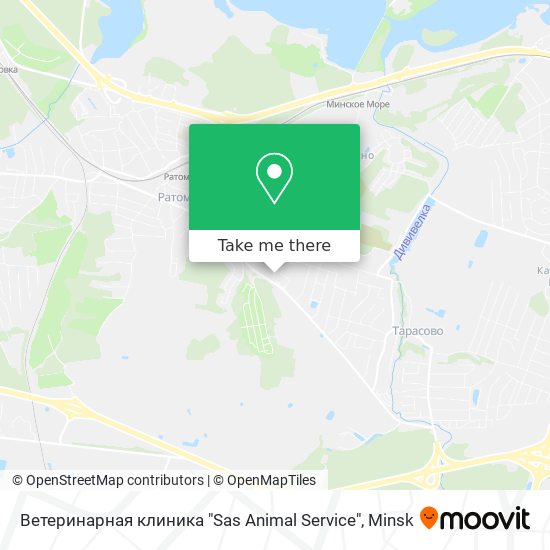 Ветеринарная клиника "Sas Animal Service" map