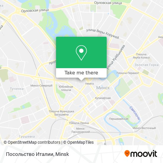 Посольство Италии map