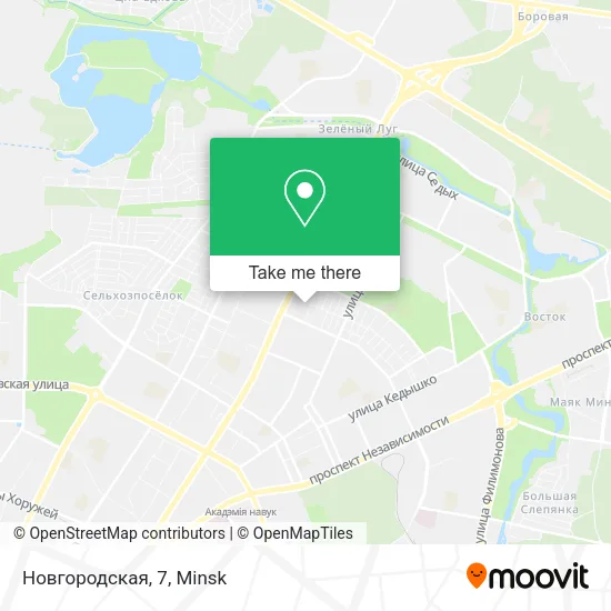 Новгородская, 7 map