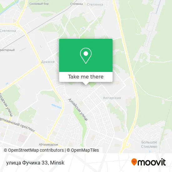 улица Фучика 33 map
