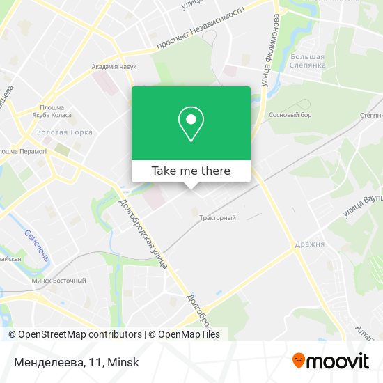 Менделеева, 11 map