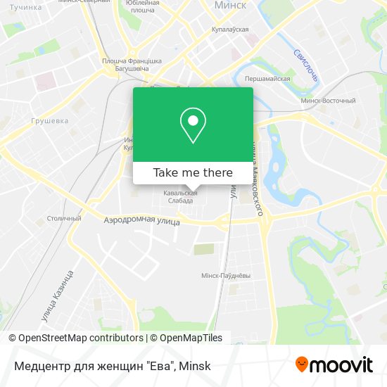 Медцентр для женщин "Ева" map