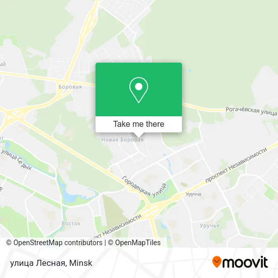 улица Лесная map