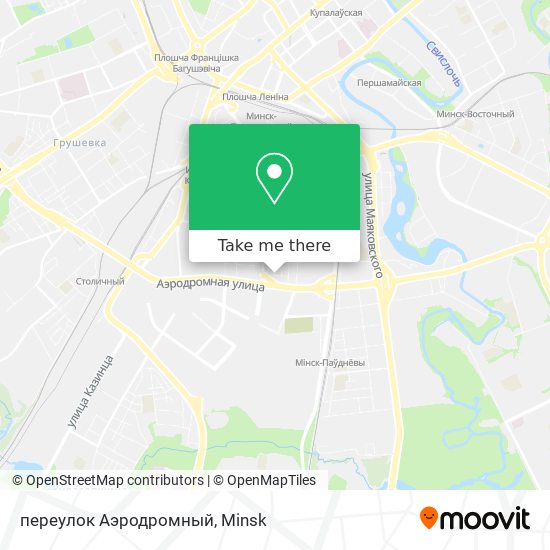 переулок Аэродромный map