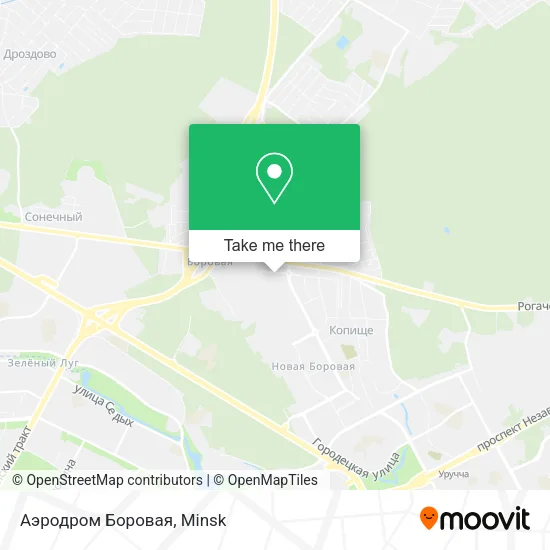 Аэродром Боровая map