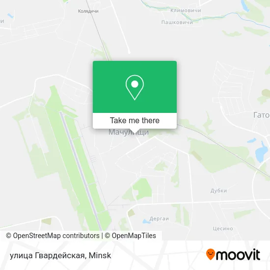 улица Гвардейская map