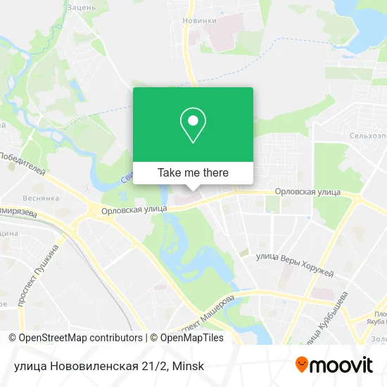 улица Нововиленская 21/2 map