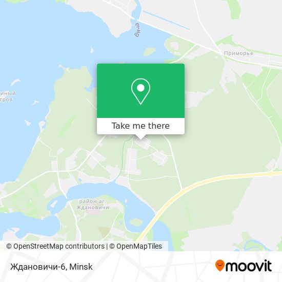 Ждановичи-6 map