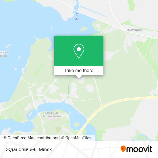 Ждановичи-6 map