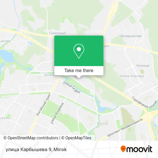 улица Карбышева 9 map