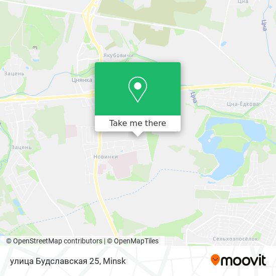 улица Будславская 25 map