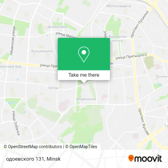 одоевского 131 map