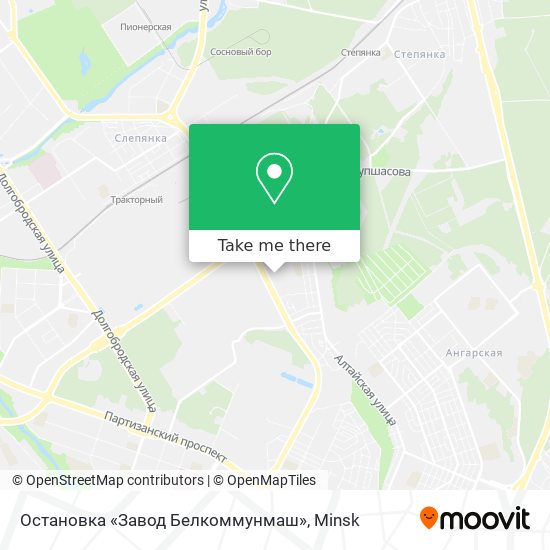 Остановка «Завод Белкоммунмаш» map