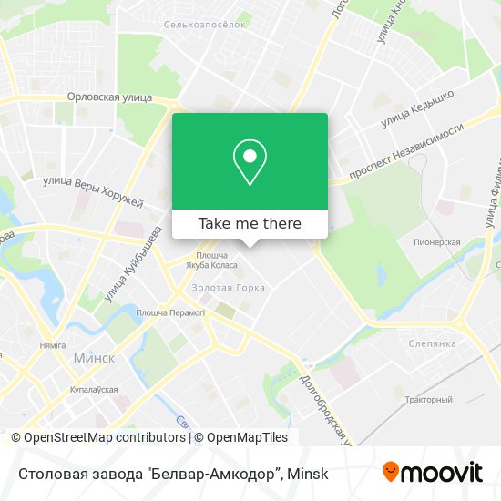 Столовая завода "Белвар-Амкодор” map