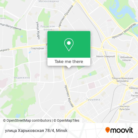 улица Харьковская 78/4 map
