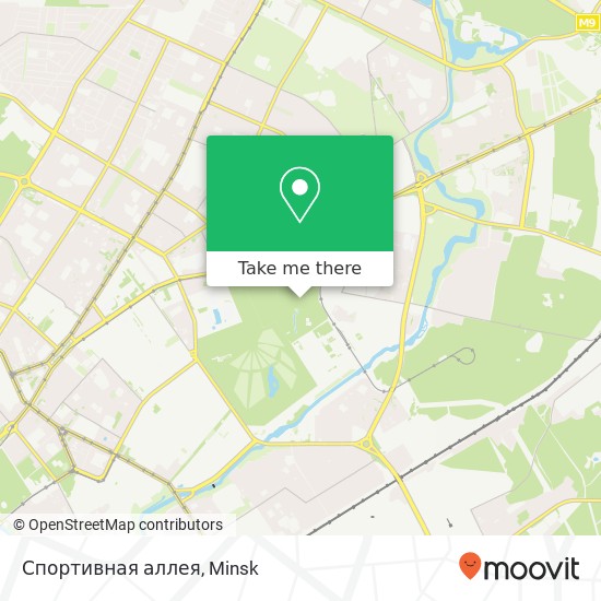 Спортивная аллея map