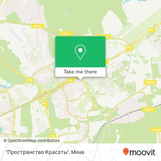 "Пространство Красоты" map