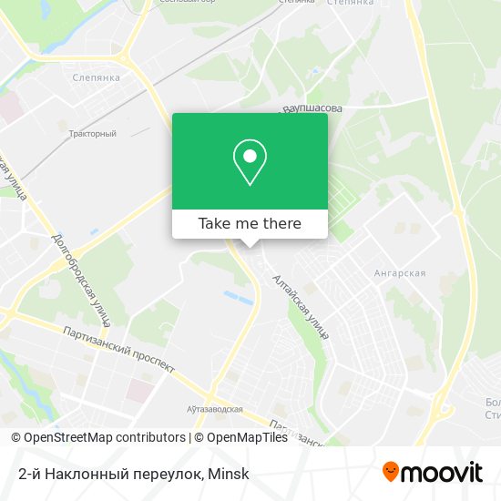 2-й Наклонный переулок map