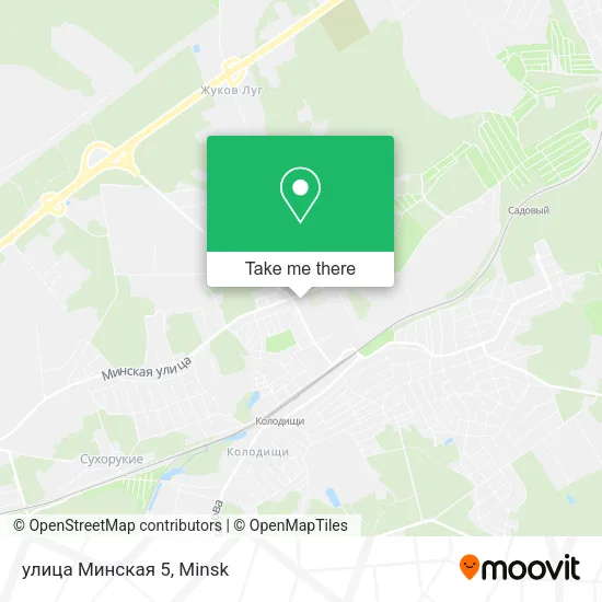 улица Минская 5 map