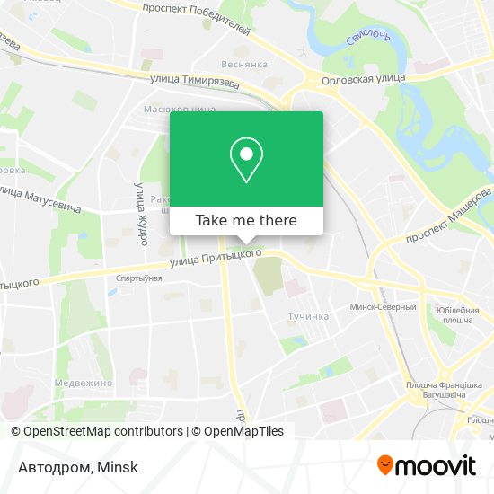 Автодром map