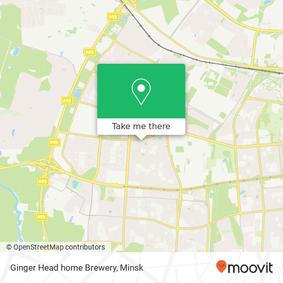 Ginger Head home Brewery map