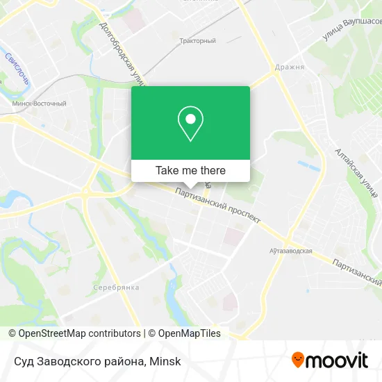 Суд Заводского района map