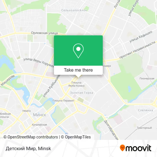 Детский Мир map