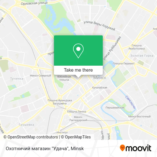 Охотничий магазин "Удача" map