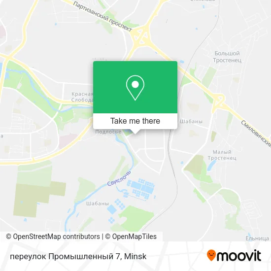 переулок Промышленный 7 map