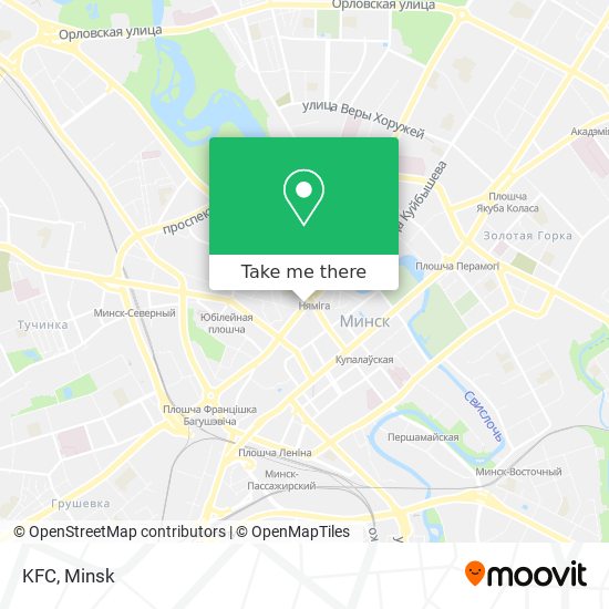 KFC map