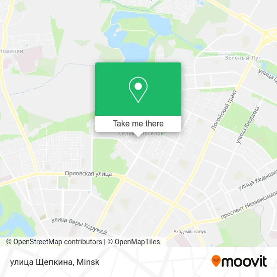 улица Щепкина map