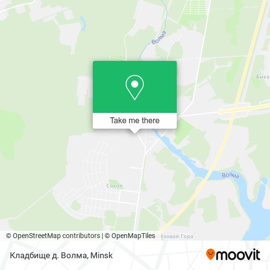 Кладбище д. Волма map