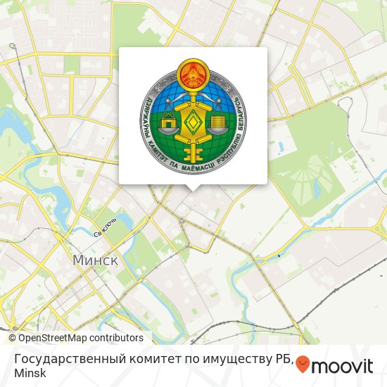 Государственный комитет по имуществу РБ map