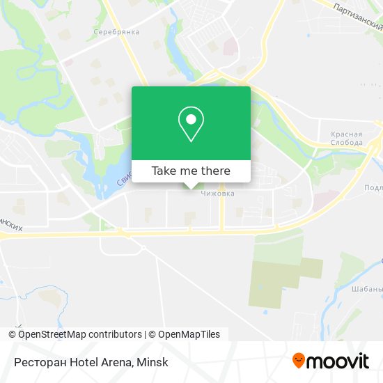 Ресторан Hotel Arena map