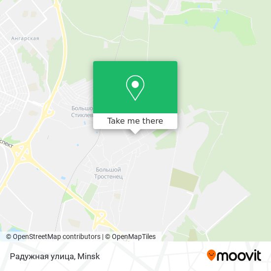 Радужная улица map