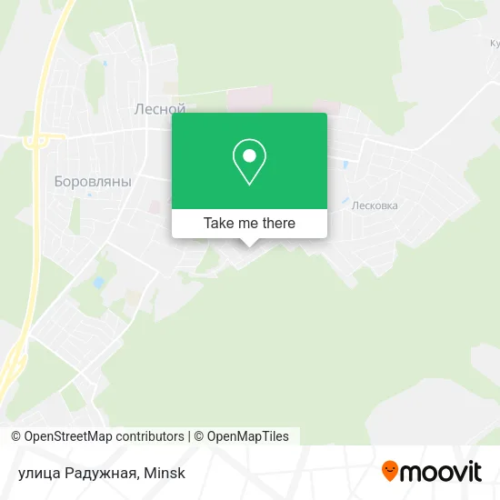 улица Радужная map